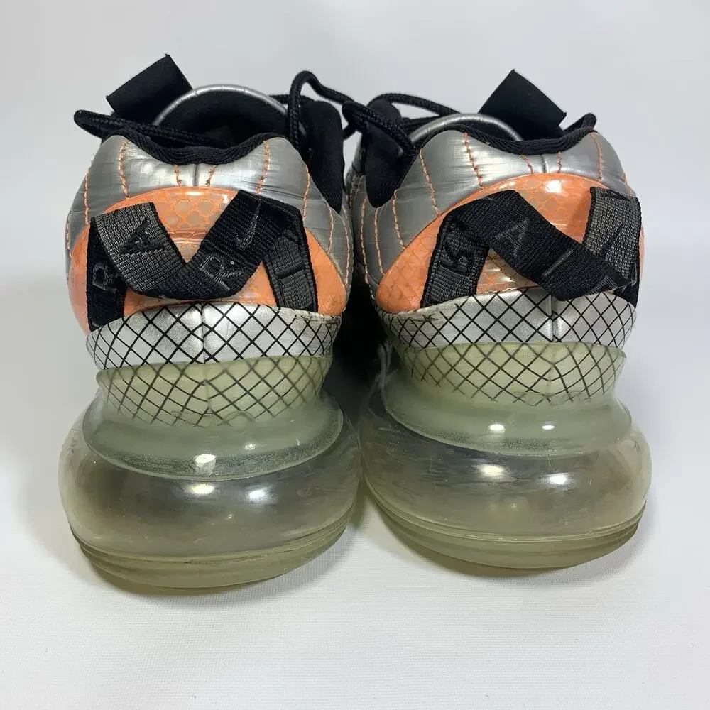 Nike Air Max MX 720-818 BV5841-001 Mens Size 8 Silver Black No Insoles